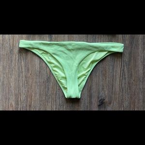 TopShop Neon Ribbed Bikini Bottom Size 12